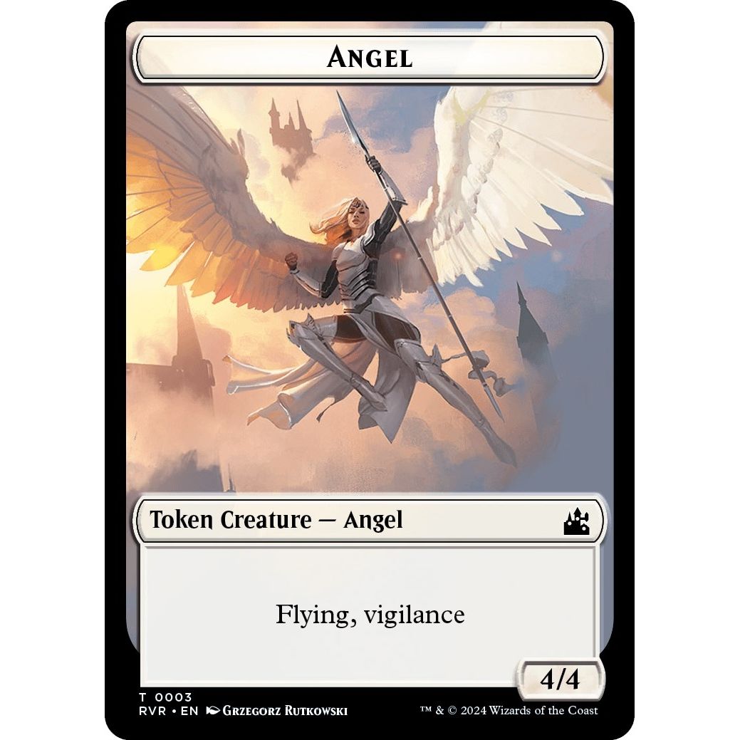 Image for Angel Token (0003) (3) (RVR) - Magic: The Gathering