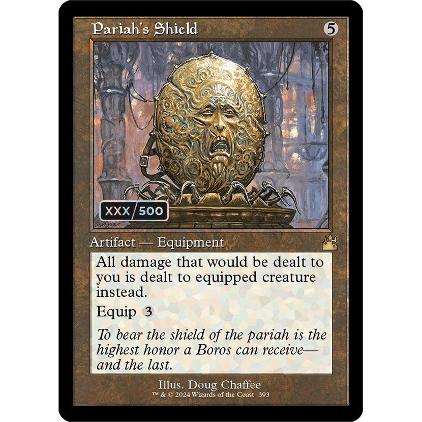 Image for Pariah's Shield (Retro Frame) (Serial Numbered) (393) (RVR) - Magic: The Gathering
