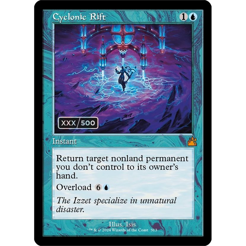 Image for Cyclonic Rift (Retro Frame) (Serial Numbered) (313) (RVR) - Magic: The Gathering