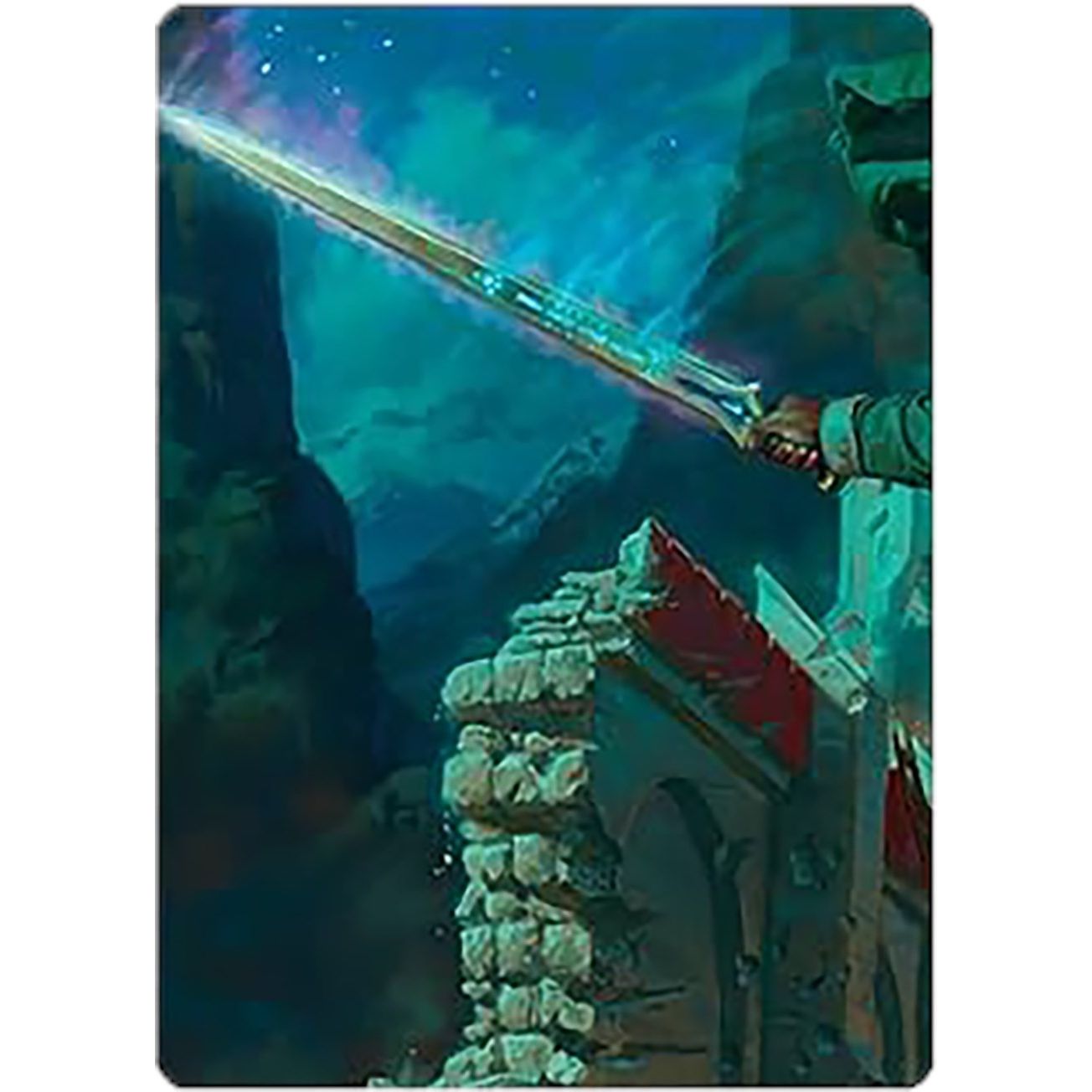 Image for Anduril, Narsil Reforged Art Card (1) (ASLTR) - Magic: The Gathering
