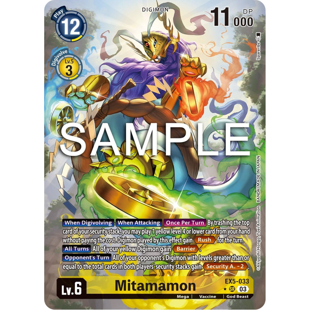 Image for Mitamamon (Alternate Art) (EX5-033 SR) (EX05) - Digimon Card Game