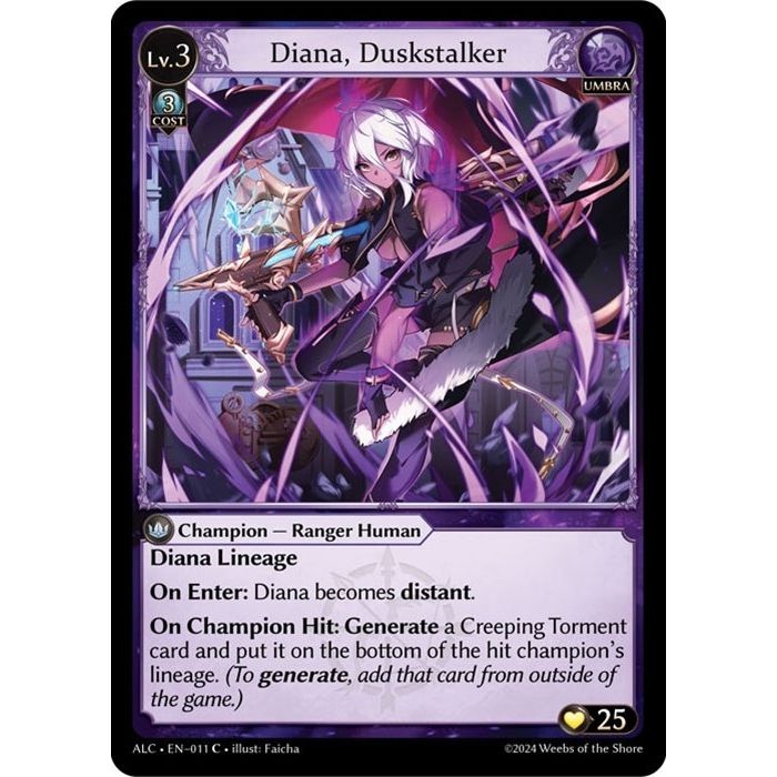Image for Diana, Duskstalker (011) (ALC) - Grand Archive TCG