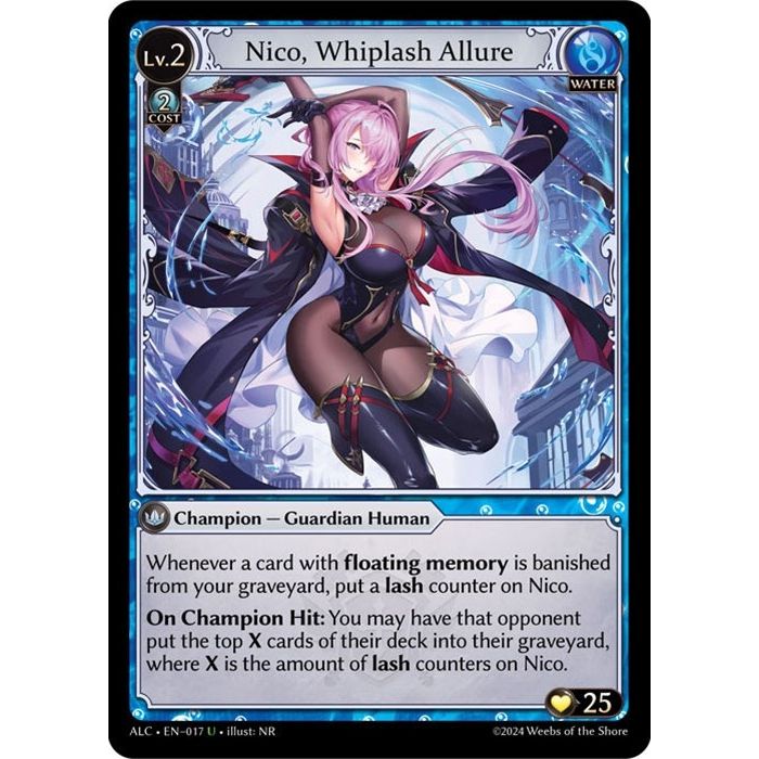 Image for Nico, Whiplash Allure (017) (ALC) - Grand Archive TCG