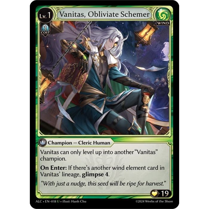 Image for Vanitas, Obliviate Schemer (018) (ALC) - Grand Archive TCG