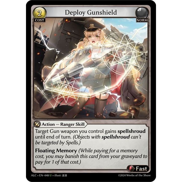 Image for Deploy Gunshield (048) (ALC) - Grand Archive TCG