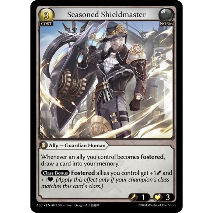 Image for Seasoned Shieldmaster (077) (ALC) - Grand Archive TCG