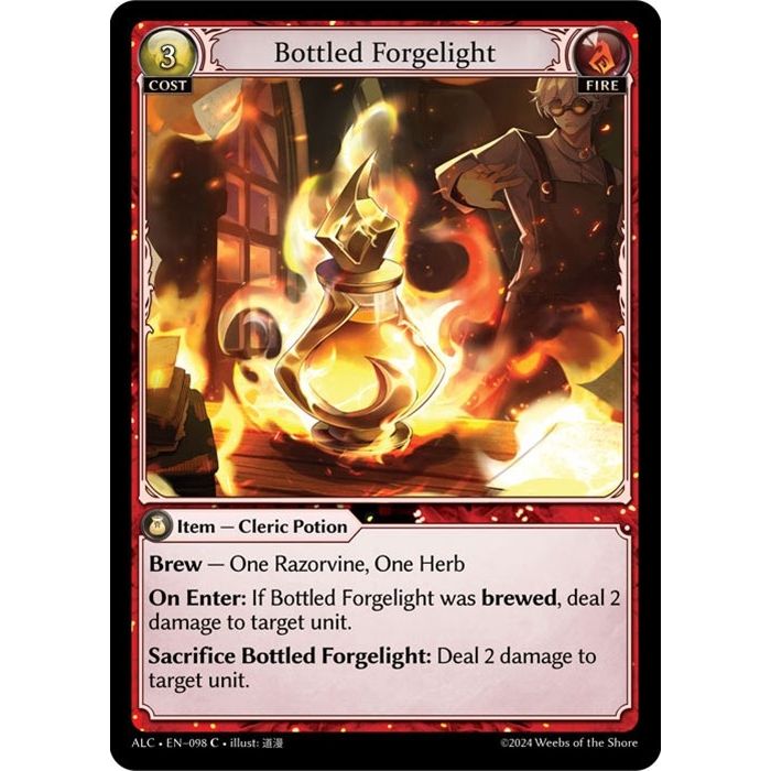 Image for Bottled Forgelight (098) (ALC) - Grand Archive TCG