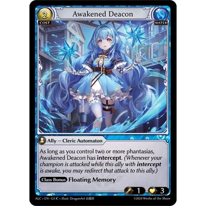 Image for Awakened Deacon (123) (ALC) - Grand Archive TCG