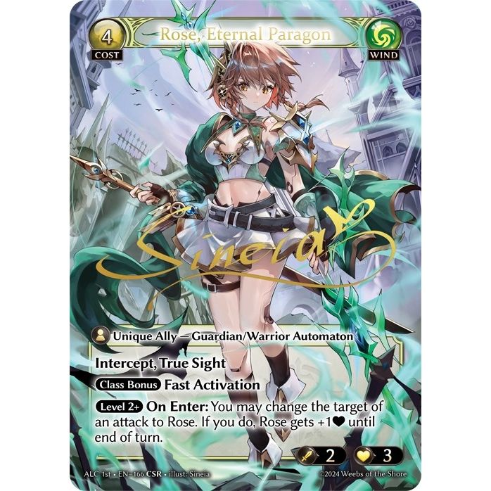 Image for Rose, Eternal Paragon (CSR) (ALC1E) (166) (ALC) - Grand Archive TCG