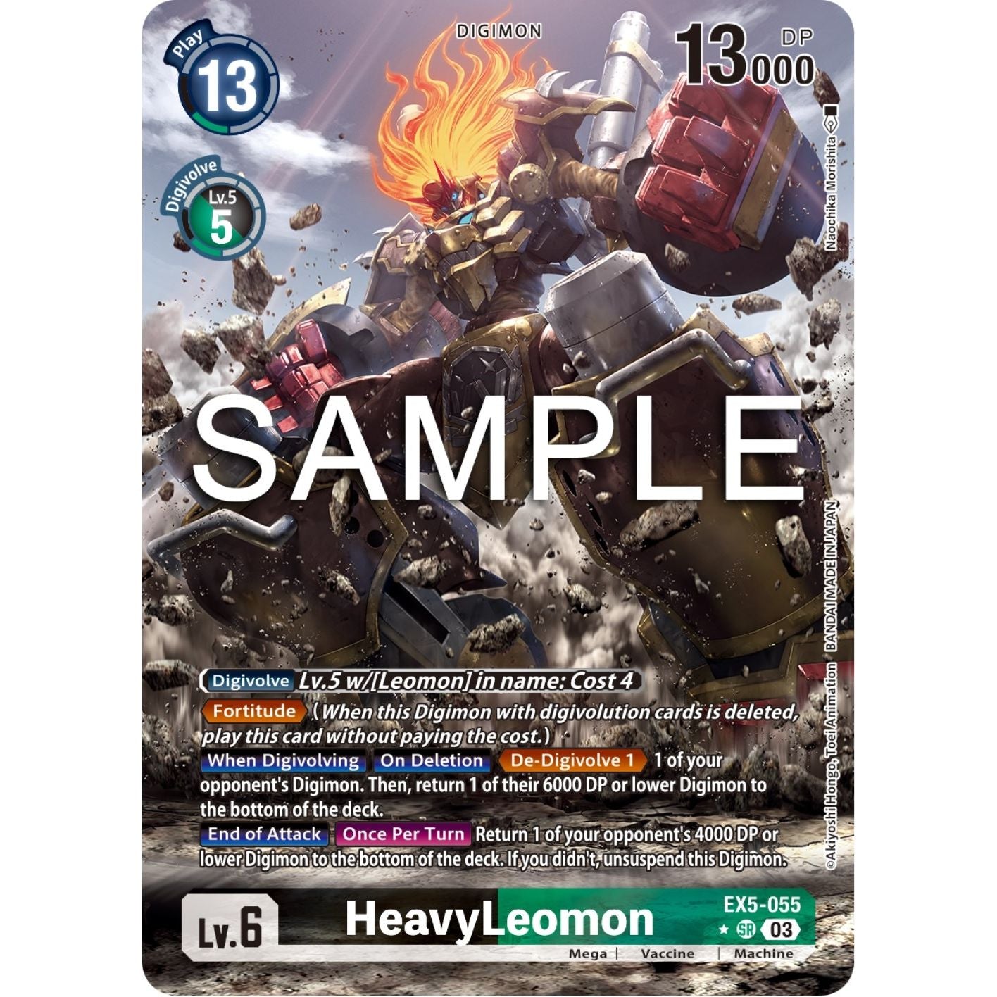 Image for HeavyLeomon (Alternate Art) (EX5-055 SR) (EX05) - Digimon Card Game
