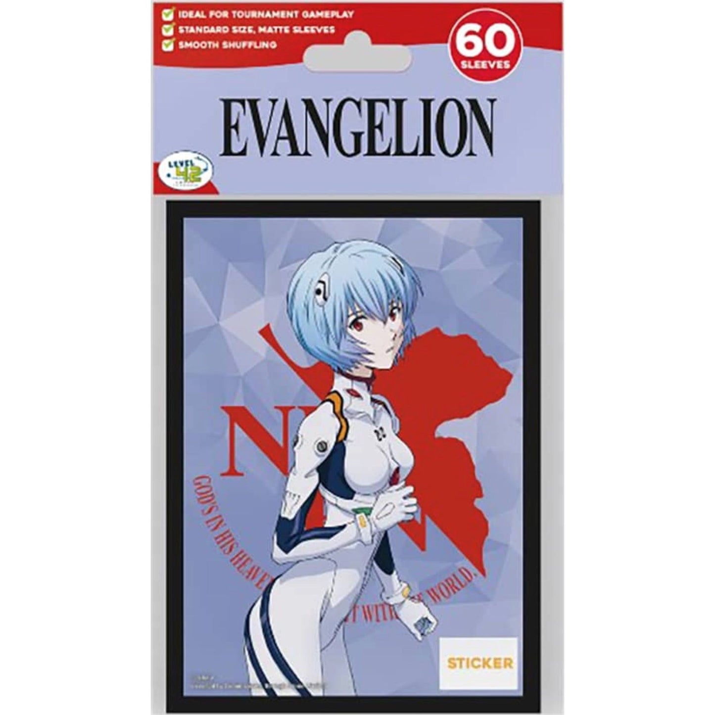 Image for Neon Genesis Evangelion - Rei Sleeves (60-Pack) - Card Sleeves