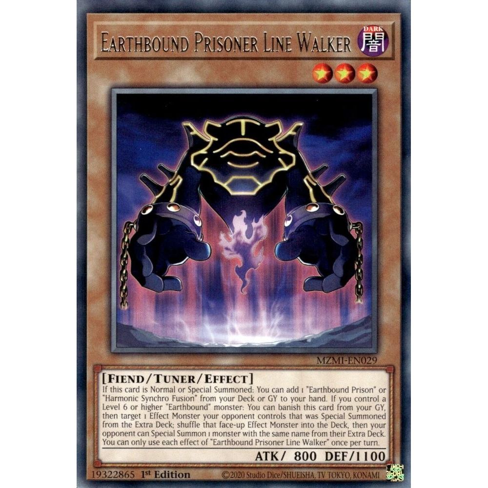 Image for Earthbound Prisoner Line Walker (MZMI-EN029) (MZMI) - YuGiOh