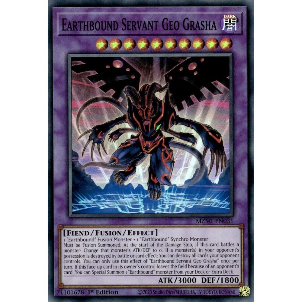 Image for Earthbound Servant Geo Grasha (MZMI-EN031) (MZMI) - YuGiOh
