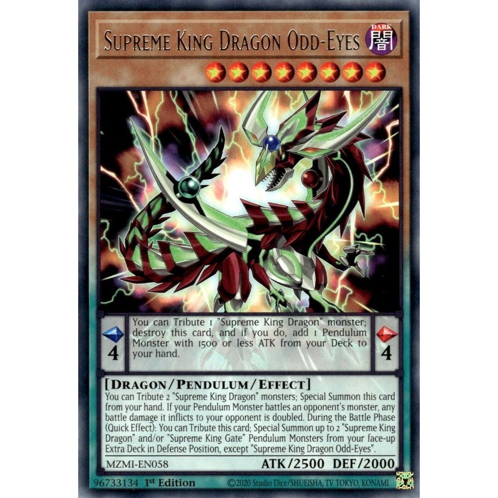 Image for Supreme King Dragon Odd-Eyes (MZMI-EN058) (MZMI) - YuGiOh