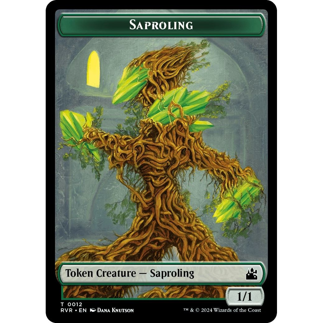 Image for Saproling // Goblin (0009) Double-Sided Token (12 // 9) (RVR) - Magic: The Gathering