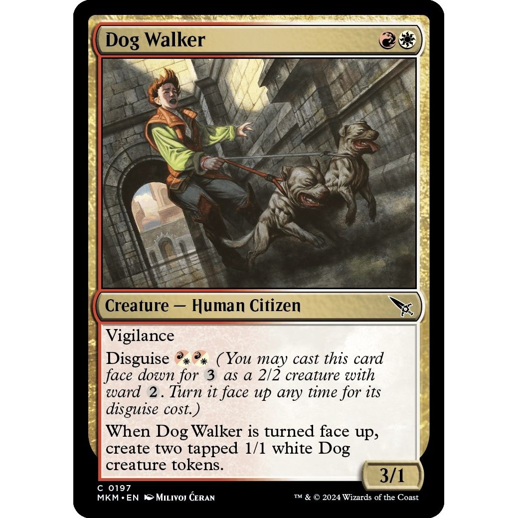 Image for Dog Walker (197) (MKM) - Magic: The Gathering
