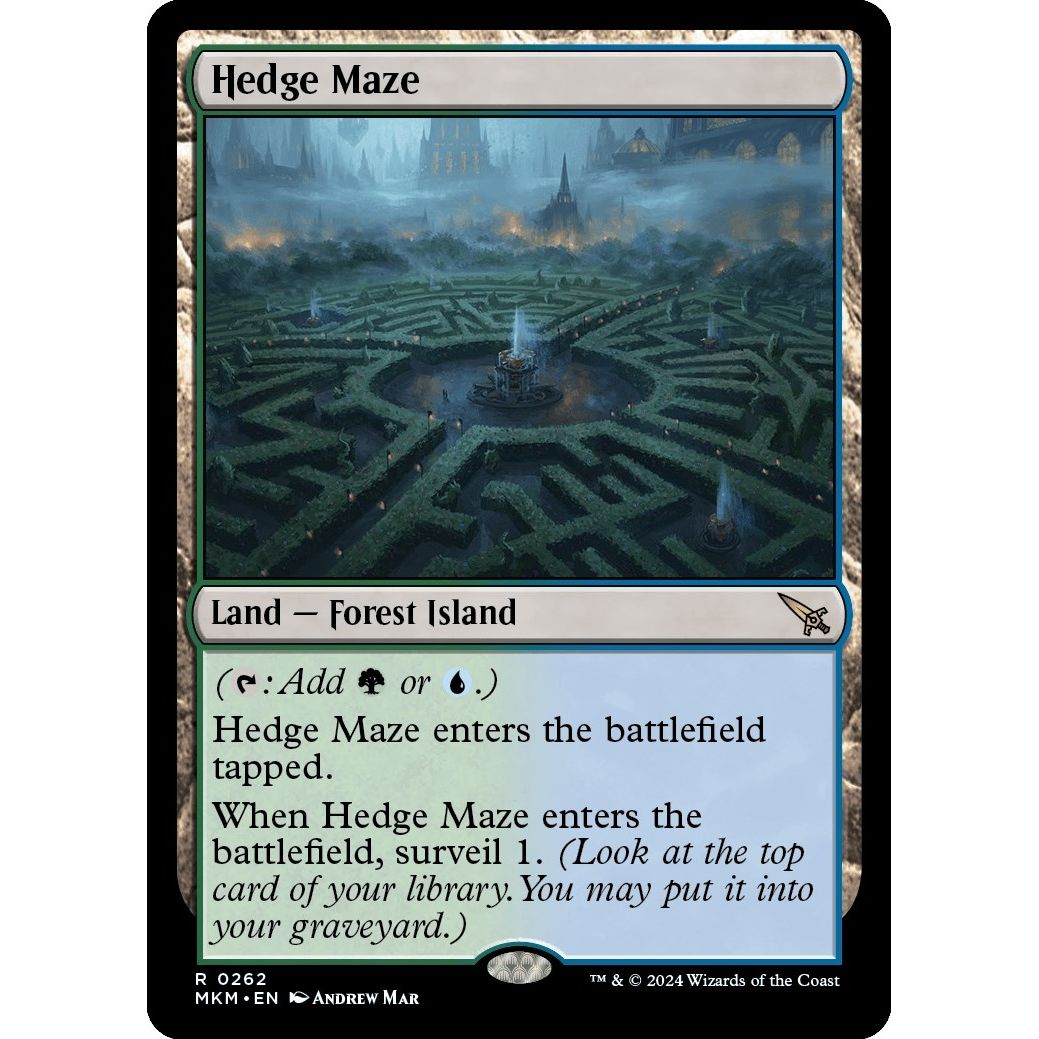 Image for Hedge Maze (262) (MKM) - Magic: The Gathering
