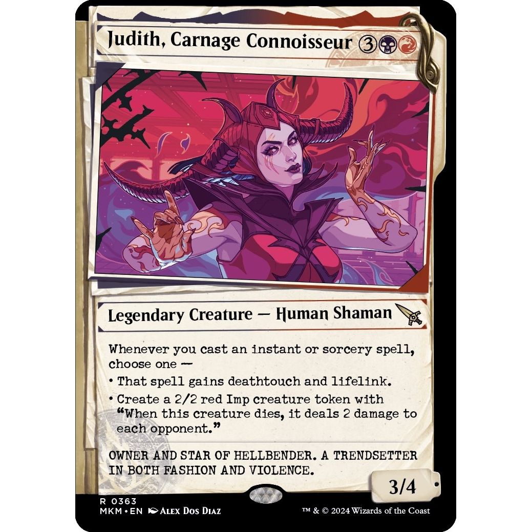 Image for Judith, Carnage Connoisseur (Showcase) (363) (MKM) - Magic: The Gathering