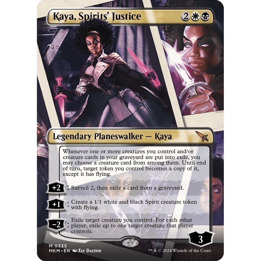 Image for Kaya, Spirits' Justice (Borderless) (335) (MKM) - Magic: The Gathering