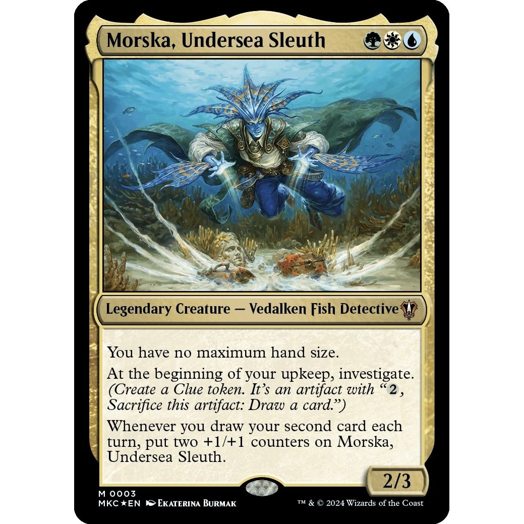 Image for Morska, Undersea Sleuth (3) (MKC) - Magic: The Gathering