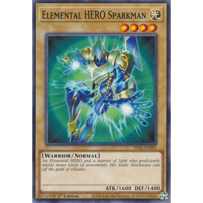 Image for Elemental HERO Sparkman (STAS-EN001) (TPSS) - YuGiOh