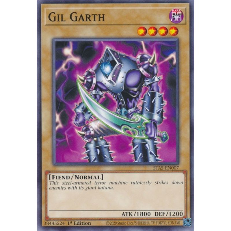 Image for Gil Garth (STAS-EN007) (TPSS) - YuGiOh
