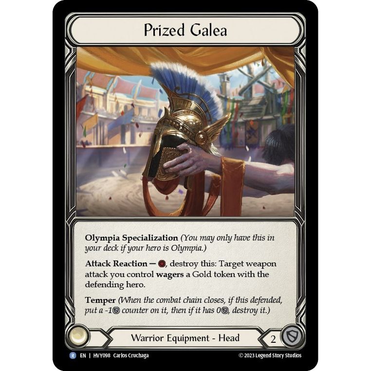 Image for Prized Galea (HVY098) (HVY) - Flesh and Blood TCG