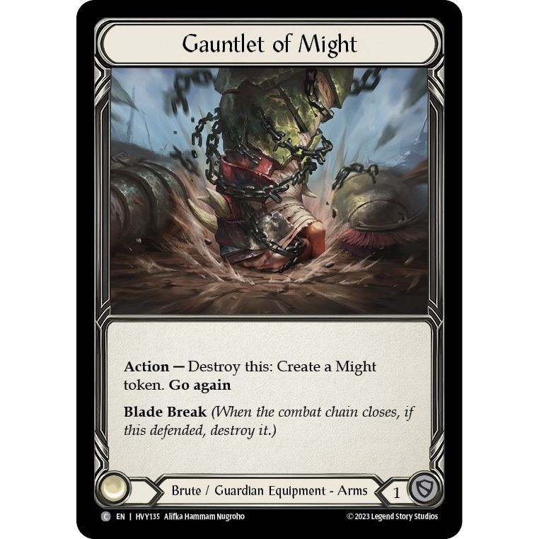 Image for Gauntlet of Might (HVY135) (HVY) - Flesh and Blood TCG
