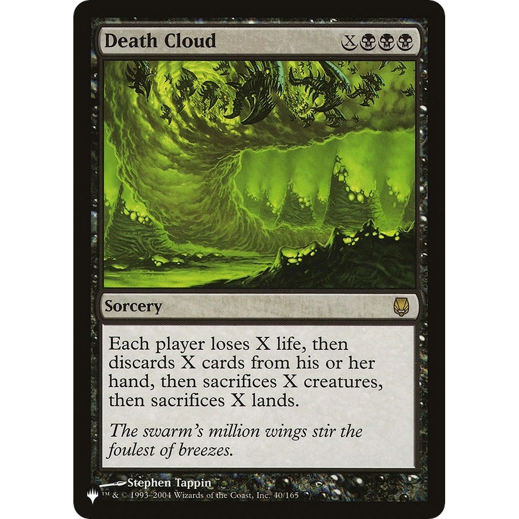 Image for Death Cloud (40/165) (LIST) - Magic: The Gathering
