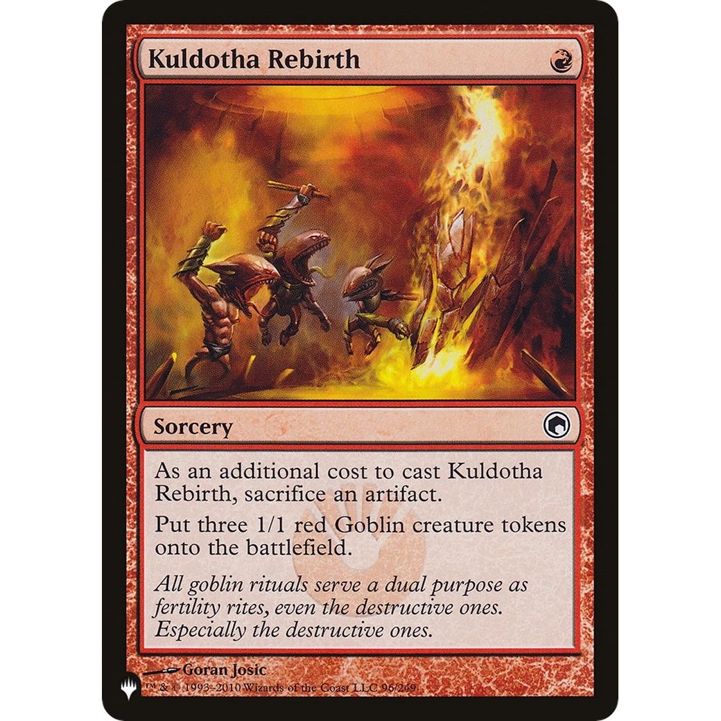 Image for Kuldotha Rebirth (96/249) (LIST) - Magic: The Gathering