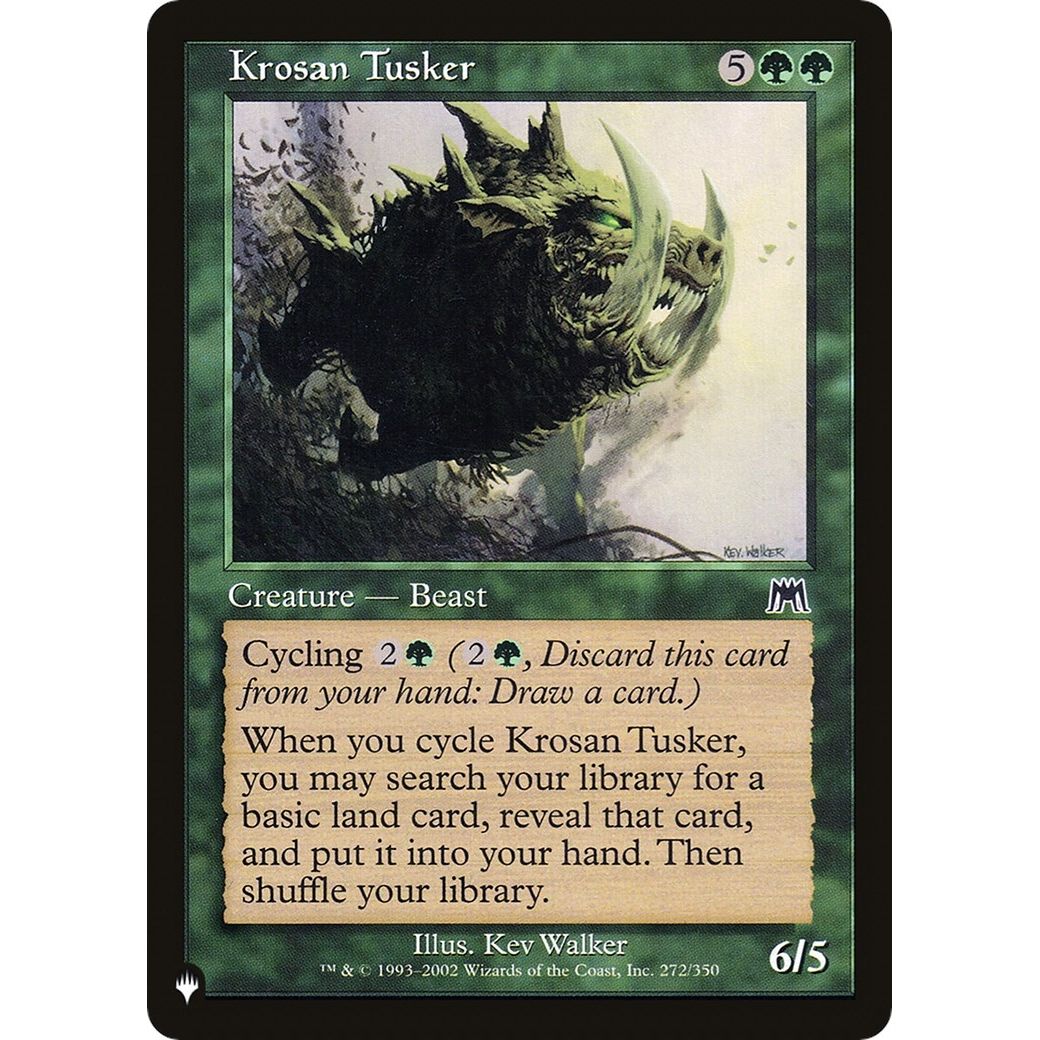Image for Krosan Tusker (ONS) (272/350) (LIST) - Magic: The Gathering