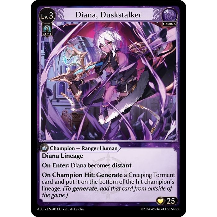 Image for Diana, Duskstalker (009) (ALCSD) - Grand Archive TCG