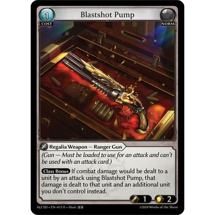 Image for Blastshot Pump (013) (ALCSD) - Grand Archive TCG