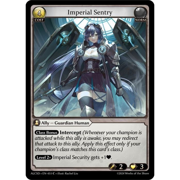Image for Imperial Sentry (051) (ALCSD) - Grand Archive TCG