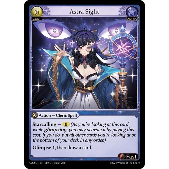 Image for Astra Sight (089) (ALCSD) - Grand Archive TCG