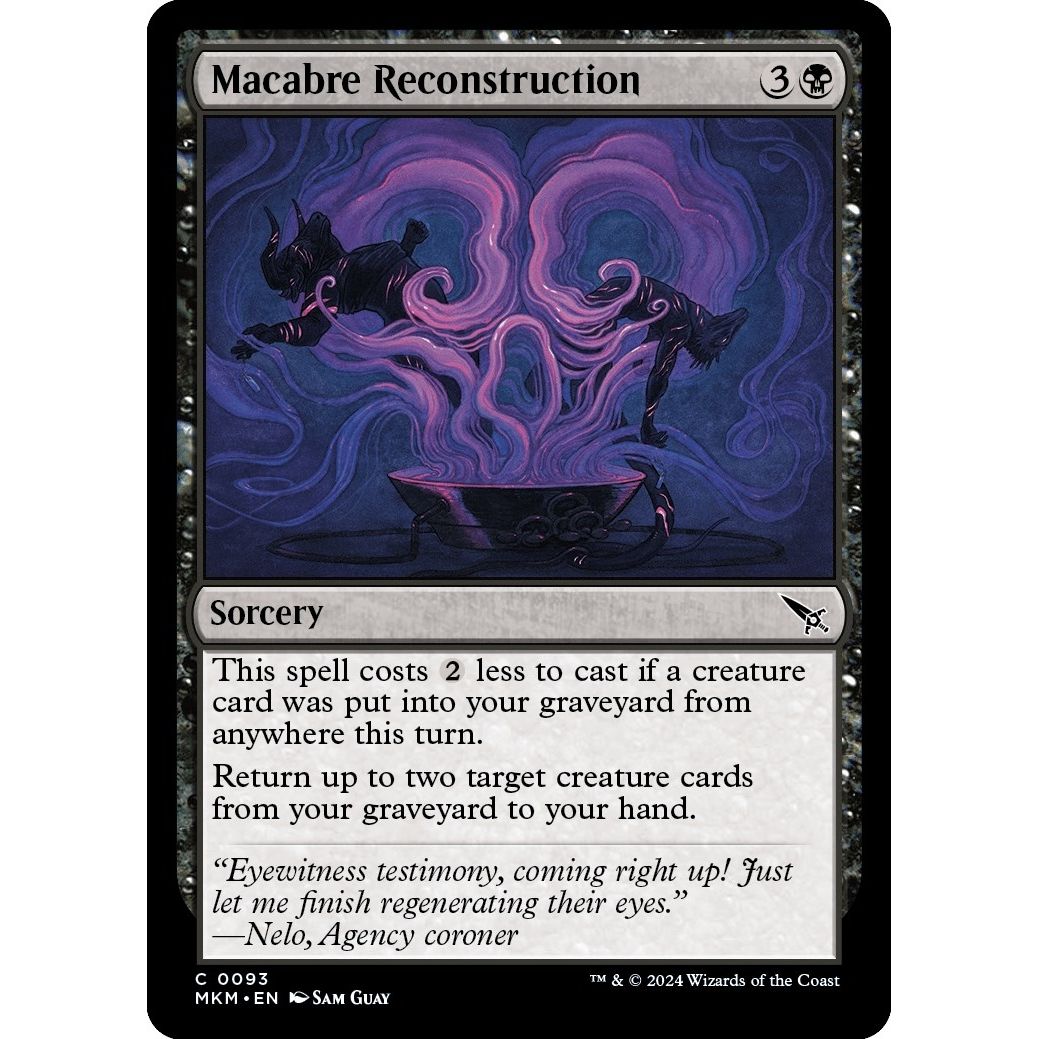 Image for Macabre Reconstruction (93) (MKM) - Magic: The Gathering