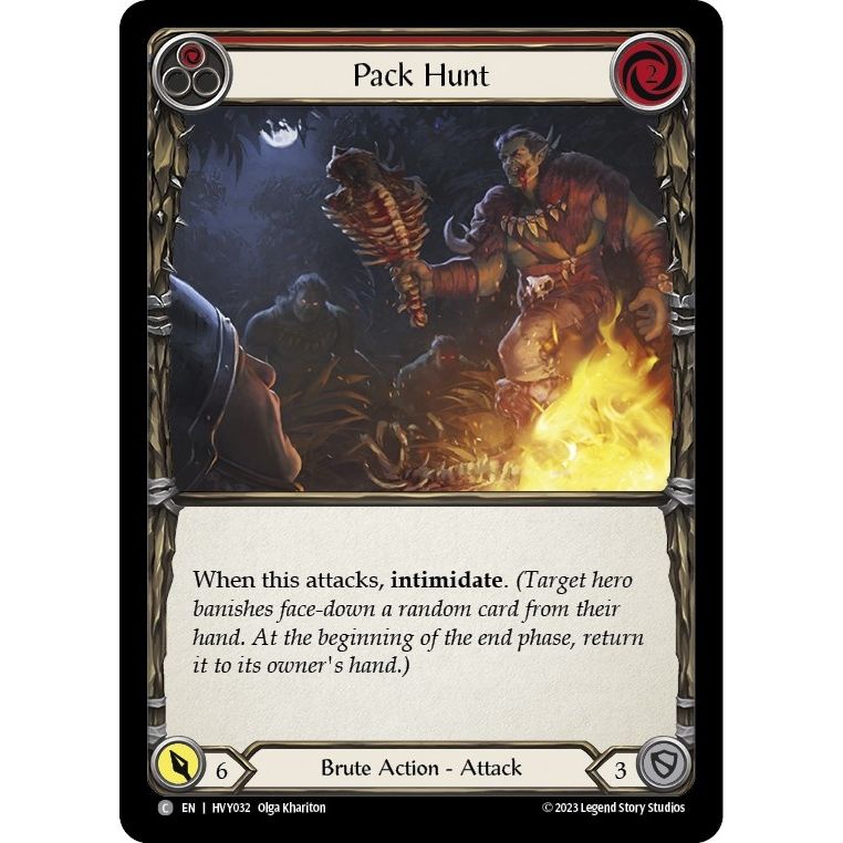 Image for Pack Hunt (Red) (HVY032) (HVY) - Flesh and Blood TCG