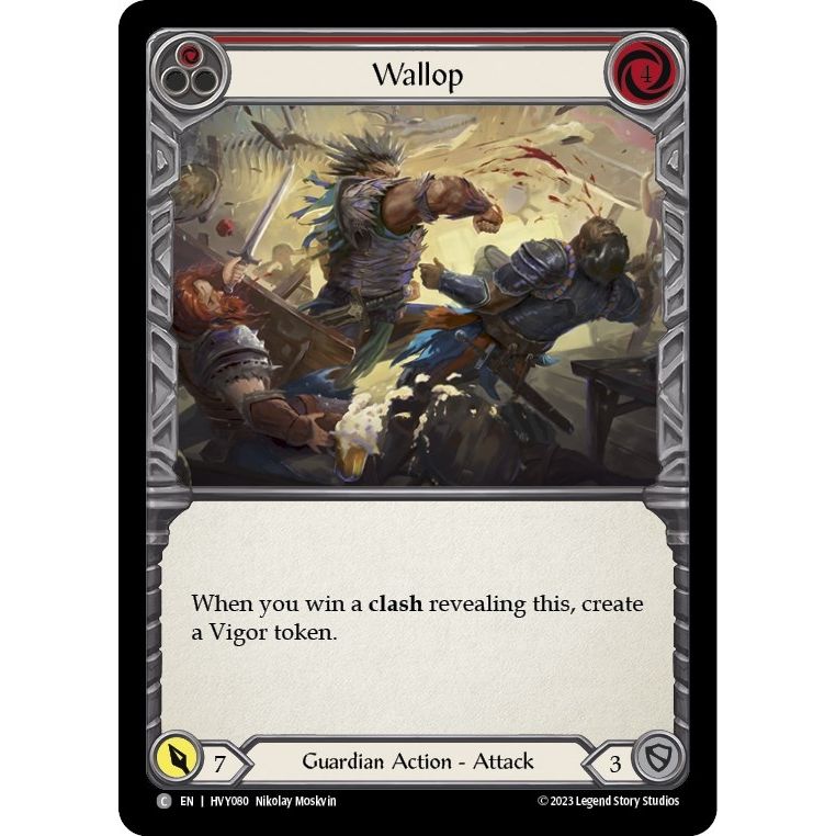 Image for Wallop (Red) (HVY080) (HVY) - Flesh and Blood TCG