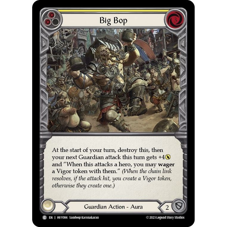 Image for Big Bop (Yellow) (HVY084) (HVY) - Flesh and Blood TCG