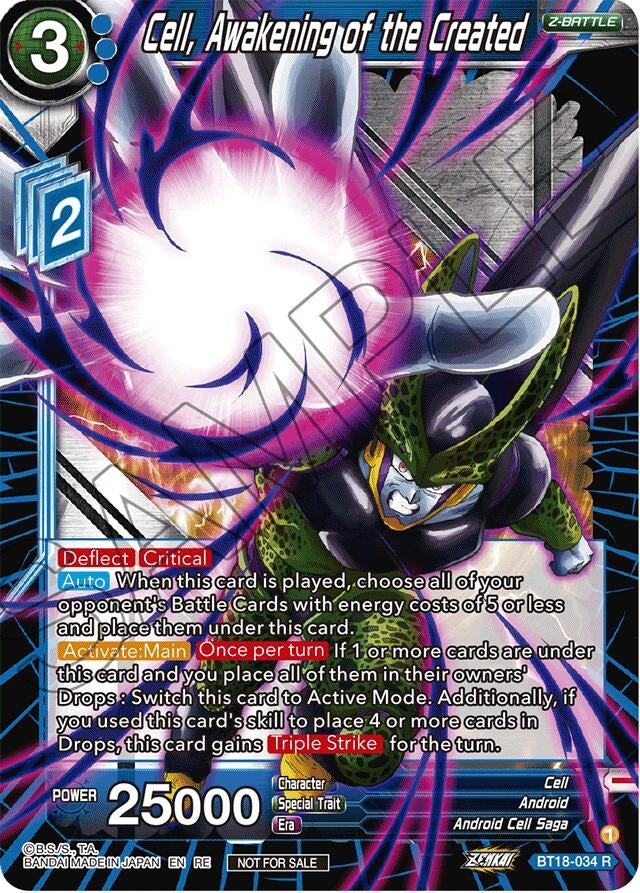 Image for Cell, Awakening of the Created (2023 Championship Finals Zenkai Premium Pack) (BT18-034) (TPR) - Dragon Ball Super: Masters