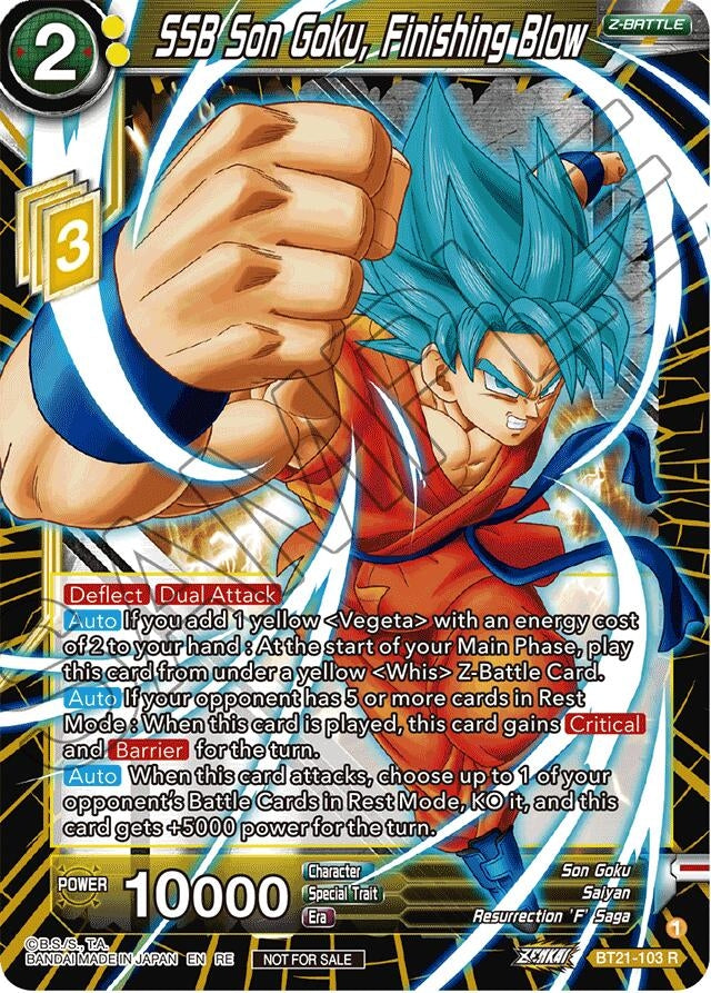 Image for SSB Son Goku, Finishing Blow (2023 Championship Finals Zenkai Premium Pack) (BT21-103) (TPR) - Dragon Ball Super: Masters