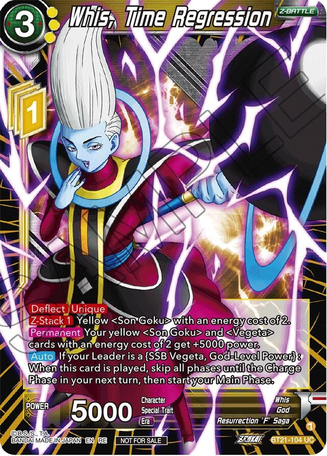 Image for Whis, Time Regression (2023 Championship Finals Zenkai Premium Pack) (BT21-104) (TPR) - Dragon Ball Super: Masters