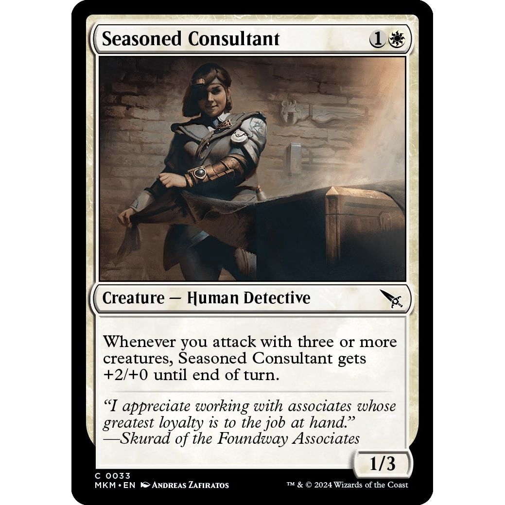 Image for Seasoned Consultant (33) (MKM) - Magic: The Gathering