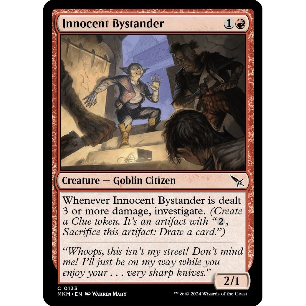 Image for Innocent Bystander (133) (MKM) - Magic: The Gathering