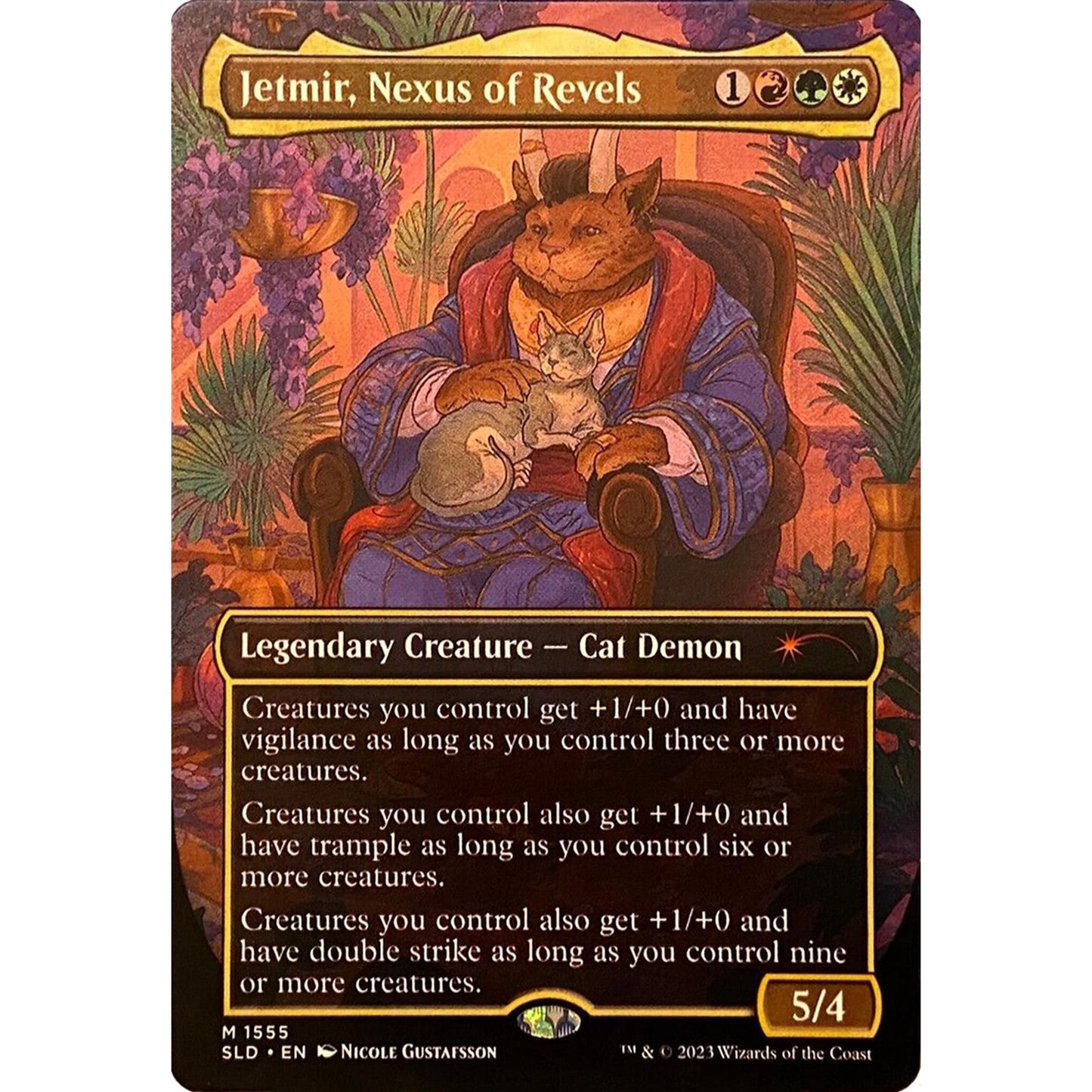 Image for Jetmir, Nexus of Revels (Display Commander) - Thick Stock (1555) (SLD) - Magic: The Gathering