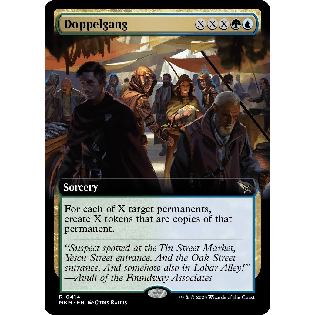 Image for Doppelgang (Extended Art) (414) (MKM) - Magic: The Gathering