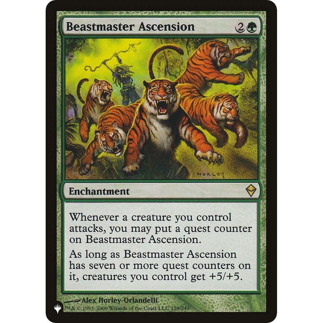 Image for Beastmaster Ascension (ZEN) (159/249) (LIST) - Magic: The Gathering