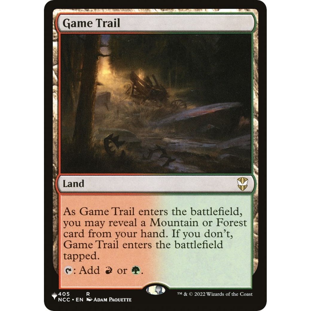 Image for Game Trail (405/093) (LIST) - Magic: The Gathering
