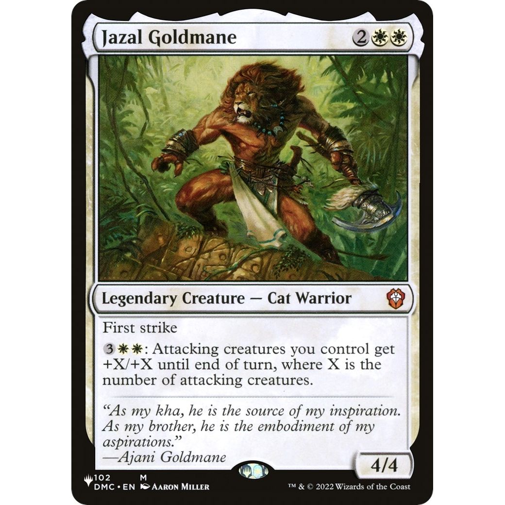 Image for Jazal Goldmane (102/048) (LIST) - Magic: The Gathering