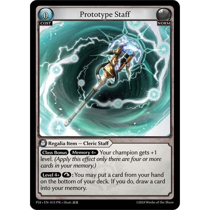 Image for Prototype Staff (013) (P) - Grand Archive TCG